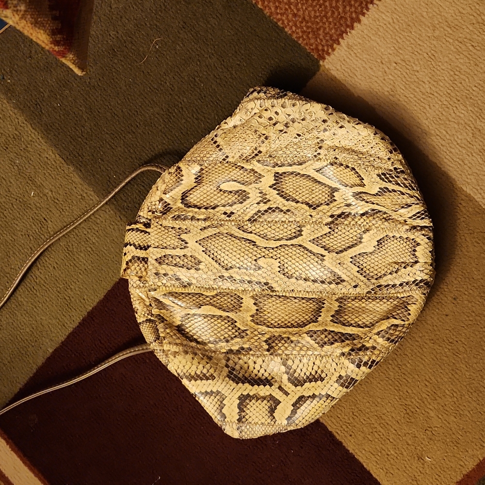 Sam Marco Snake skin shoulder bag